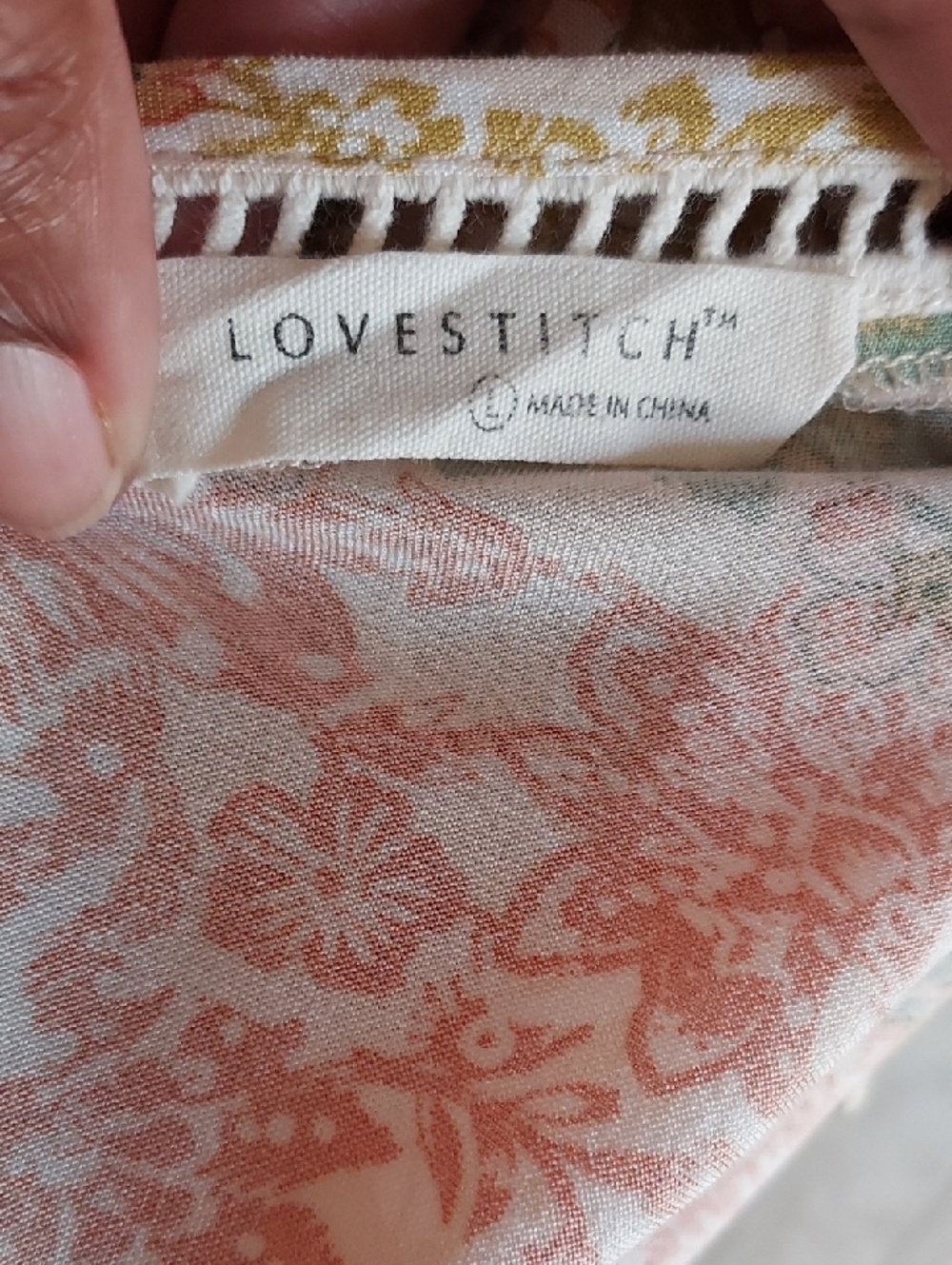 lovestitch Coral Floral Lightweight Blouse - Picture 2 of 7